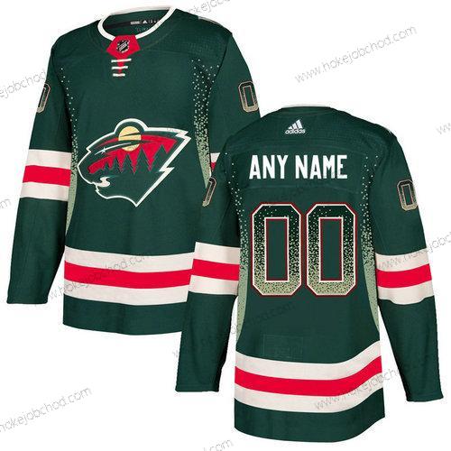 Adidas Muž Minnesota Wild Přizpůsobené Zelená Dres