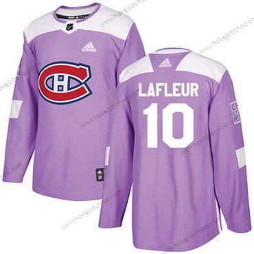 Adidas Muž Montreal Canadiens #10 Guy Lafleur Nachový Autentické Bojuje proti rakovině Sešitý NHL Dres