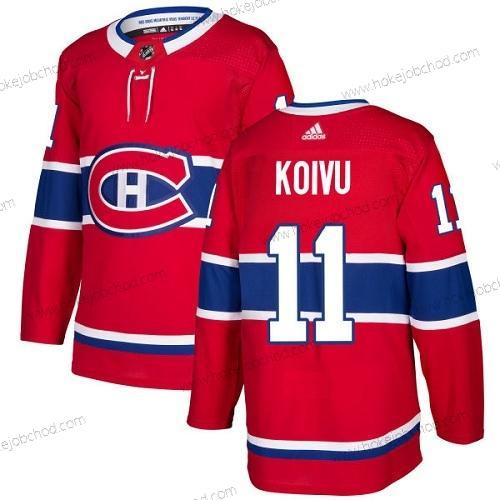 Adidas Muž Montreal Canadiens #11 Saku Koivu Červené Domácí Autentické Sešitý NHL Dres