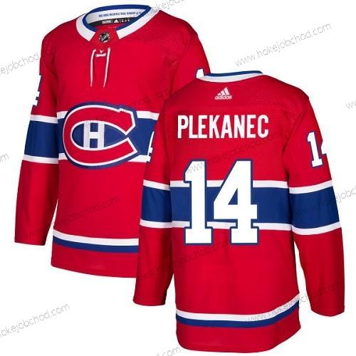 Adidas Muž Montreal Canadiens #14 Tomas Plekanec Červené Domácí Autentické Sešitý NHL Dres