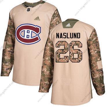 Adidas Muž Montreal Canadiens #26 Mats Naslund Camo Autentické 2017 Veterans Day Sešitý NHL Dres