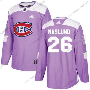 Adidas Muž Montreal Canadiens #26 Mats Naslund Nachový Autentické Bojuje proti rakovině Sešitý NHL Dres