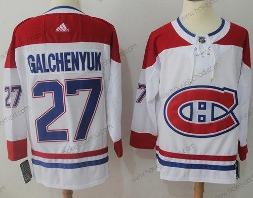 Adidas Muž Montreal Canadiens #27 Alex Galchenyuk Bílý Road Autentické Sešitý NHL Dres