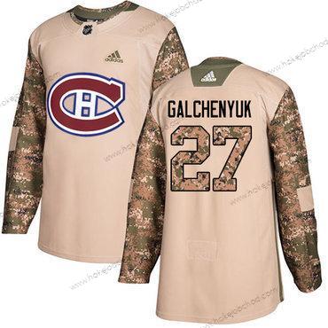 Adidas Muž Montreal Canadiens #27 Alex Galchenyuk Camo Autentické 2017 Veterans Day Sešitý NHL Dres