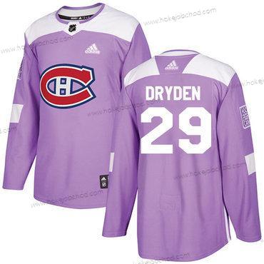 Adidas Muž Montreal Canadiens #29 Ken Dryden Nachový Autentické Bojuje proti rakovině Sešitý NHL Dres