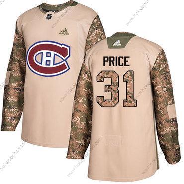 Adidas Muž Montreal Canadiens #31 Carey Price Camo Autentické 2017 Veterans Day Sešitý NHL Dres