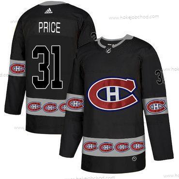 Adidas Muž Montreal Canadiens #31 Carey Price Černá Tým Logos Dres