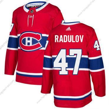 Adidas Muž Montreal Canadiens #47 Alexander Radulov Červené Domácí Autentické Sešitý NHL Dres