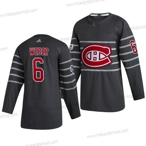 Adidas Muž Montreal Canadiens #6 Shea Weber Šedá 2020 NHL All-Star Game Dres