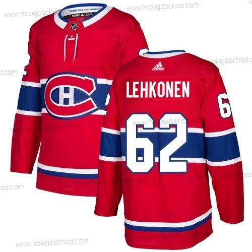 Adidas Muž Montreal Canadiens #62 Artturi Lehkonen Červené Domácí Autentické Sešitý NHL Dres