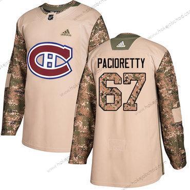 Adidas Muž Montreal Canadiens #67 Max Pacioretty Camo Autentické 2017 Veterans Day Sešitý NHL Dres