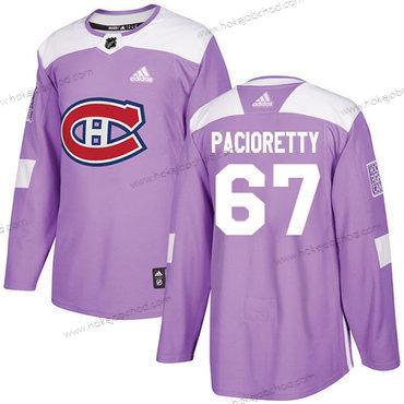 Adidas Muž Montreal Canadiens #67 Max Pacioretty Nachový Autentické Bojuje proti rakovině Sešitý NHL Dres