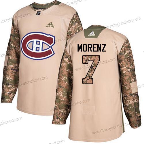 Adidas Muž Montreal Canadiens #7 Howie Morenz Camo Autentické 2017 Veterans Day Sešitý NHL Dres