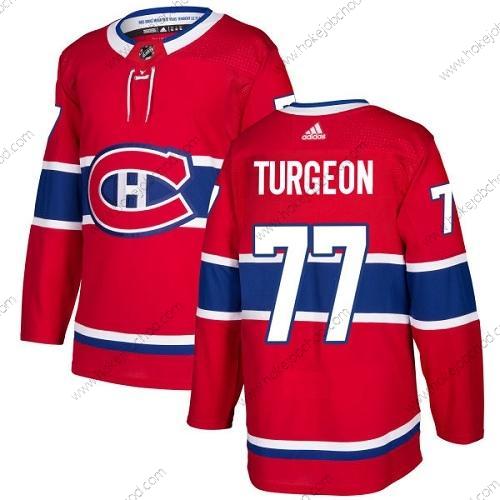 Adidas Muž Montreal Canadiens #77 Pierre Turgeon Červené Domácí Autentické Sešitý NHL Dres