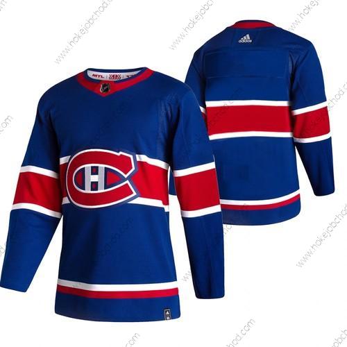 Adidas Muž Montreal Canadiens Prázdný Modrý 2020-21 Obrácený Retro Náhradní NHL Dres