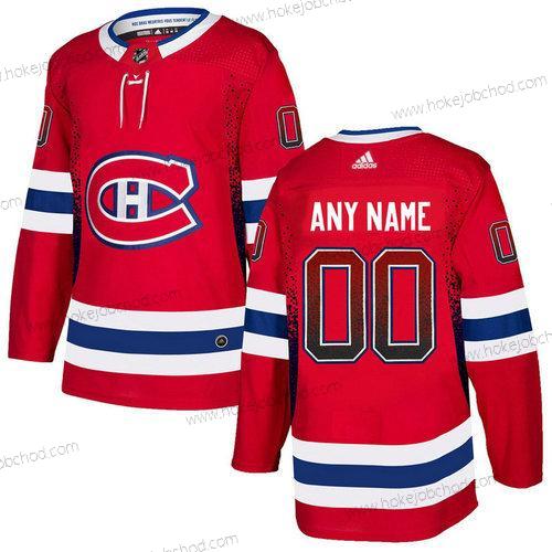 Adidas Muž Montreal Canadiens Přizpůsobené Červené Dres