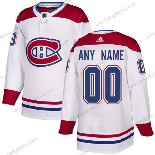 Adidas Muž Montreal Canadiens Přizpůsobené NHL Autentické Bílý Dres