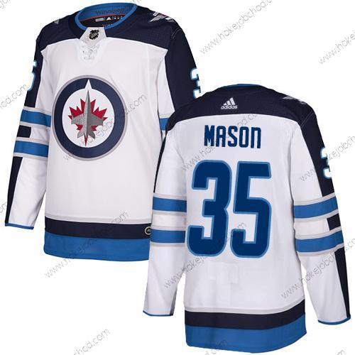 Adidas Muž NHL Winnipeg Jets #35 Steve Mason Venkovní Bílý Autentické Dres