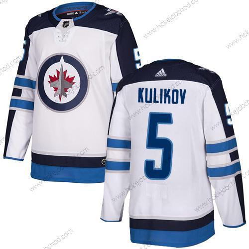 Adidas Muž NHL Winnipeg Jets #5 Dmitry Kulikov Venkovní Bílý Autentické Dres