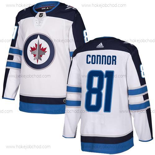 Adidas Muž NHL Winnipeg Jets #81 Kyle Connor Venkovní Bílý Autentické Dres