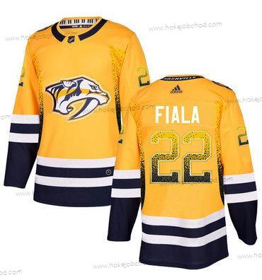 Adidas Muž Nashville Predators #22 Kevin Fiala Zlato Dres