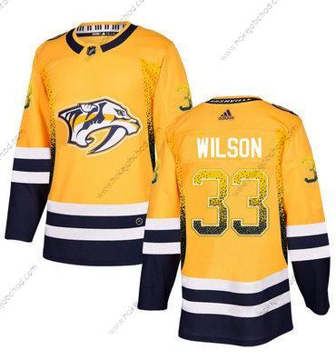 Adidas Muž Nashville Predators #33 Zlato Dres