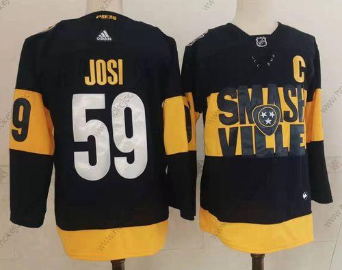 Adidas Muž Nashville Predators #59 Roman Josi Černá 2022 Stadium Series Sešitý NHL Dres