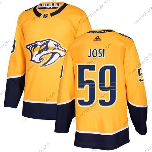 Adidas Muž Nashville Predators #59 Roman Josi Žlutá Domácí Autentické Sešitý NHL Dres