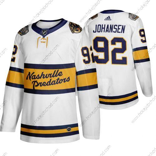 Adidas Muž Nashville Predators 92 Ryan Johansen Bílý 2020 Zimní Klasický Dres