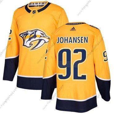 Adidas Muž Nashville Predators #92 Ryan Johansen Žlutá Domácí Autentické Sešitý NHL Dres