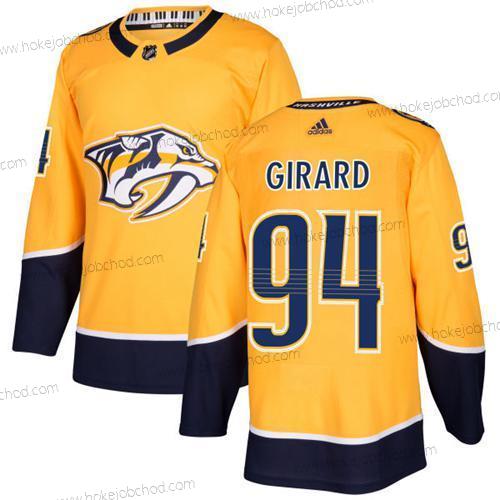 Adidas Muž Nashville Predators #94 Samuel Girard Žlutá Domácí Autentické Sešitý NHL Dres