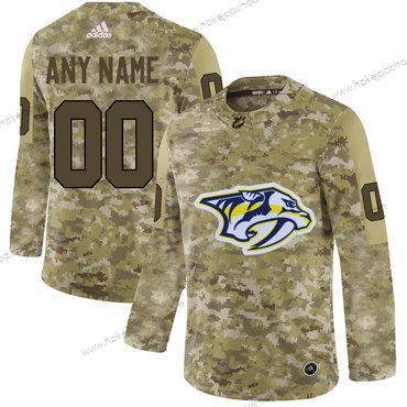 Adidas Muž Nashville Predators Přizpůsobené Camo Dres