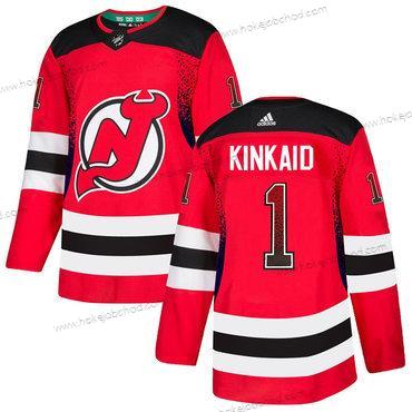 Adidas Muž New Dres Devils #1 Keith Kinkaid Červené Dres