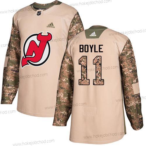 Adidas Muž New Dres Devils #11 Brian Boyle Camo Autentické 2017 Veterans Day Sešitý NHL Dres