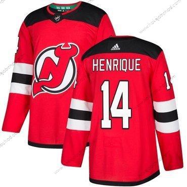 Adidas Muž New Dres Devils #14 Adam Henrique Červené Domácí Autentické Sešitý NHL Dres