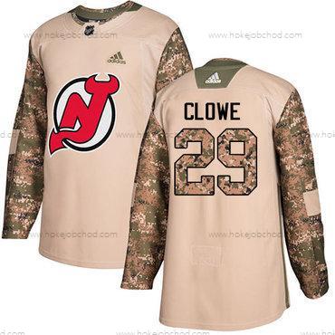 Adidas Muž New Dres Devils #29 Ryane Clowe Camo Autentické 2017 Veterans Day Sešitý NHL Dres