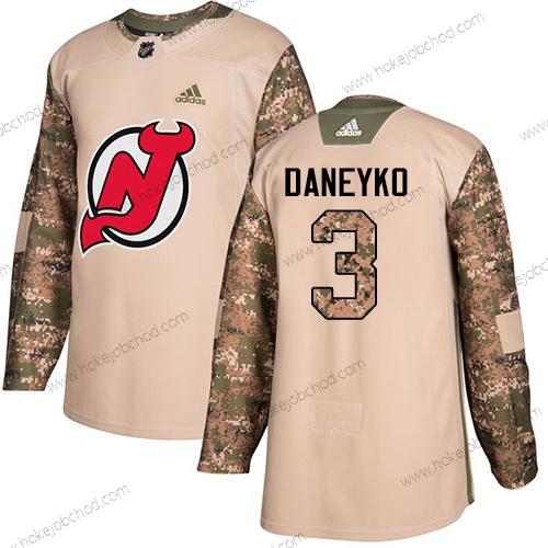 Adidas Muž New Dres Devils #3 Ken Daneyko Camo Autentické 2017 Veterans Day Sešitý NHL Dres