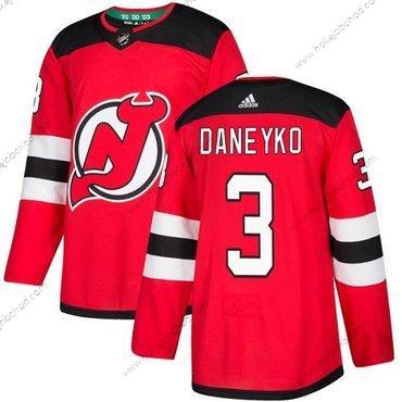 Adidas Muž New Dres Devils #3 Ken Daneyko Červené Domácí Autentické Sešitý NHL Dres