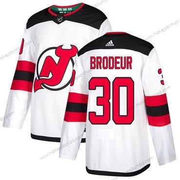 Adidas Muž New Dres Devils #30 Martin Brodeur Bílý Autentické Sešitý NHL Dres