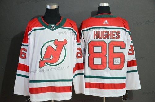 Adidas Muž New Dres Devils 86 Jack Hughes Bílý Dres