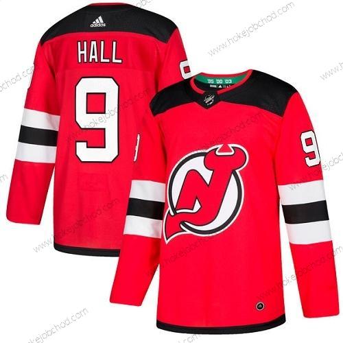 Adidas Muž New Dres Devils #9 Taylor Hall Červené Domácí Autentické Sešitý NHL Dres