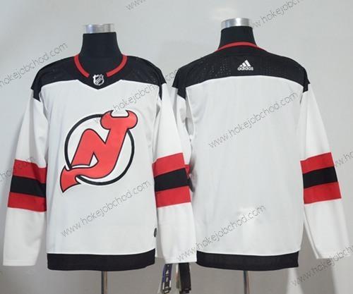 Adidas Muž New Dres Devils Prázdný Bílý Road Autentické Sešitý NHL Dres