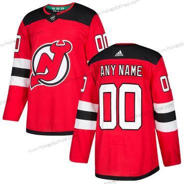 Adidas Muž New Dres Devils Přizpůsobené Červené Domácí Autentické Sešitý 2017-2018 NHL Dres