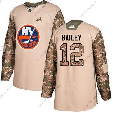 Adidas Muž New York Islanders #12 Josh Bailey Camo Autentické 2017 Veterans Day Sešitý NHL Dres