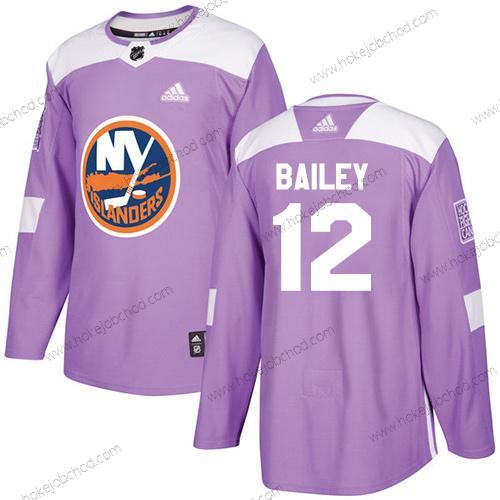 Adidas Muž New York Islanders #12 Josh Bailey Nachový Autentické Bojuje proti rakovině Sešitý NHL Dres