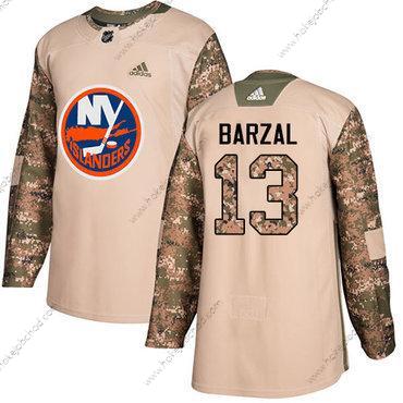 Adidas Muž New York Islanders #13 Mathew Barzal Camo Autentické 2017 Veterans Day Sešitý NHL Dres