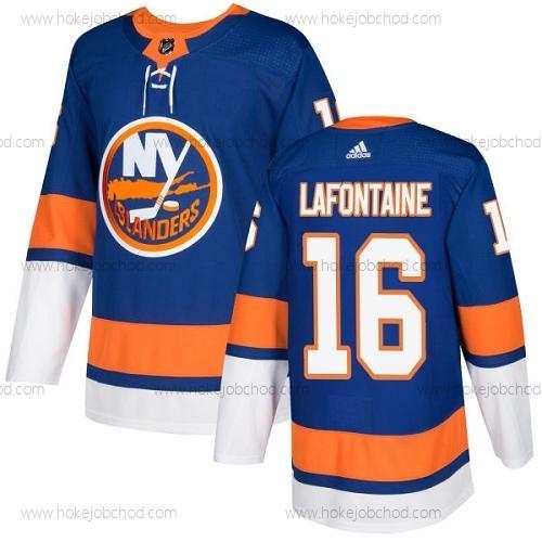 Adidas Muž New York Islanders #16 Pat Lafontaine Royal Modrý Domácí Autentické Sešitý NHL Dres