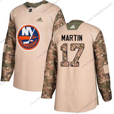 Adidas Muž New York Islanders #17 Matt Martin Camo Autentické 2017 Veterans Day Sešitý NHL Dres