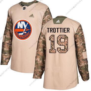 Adidas Muž New York Islanders #19 Bryan Trottier Camo Autentické 2017 Veterans Day Sešitý NHL Dres