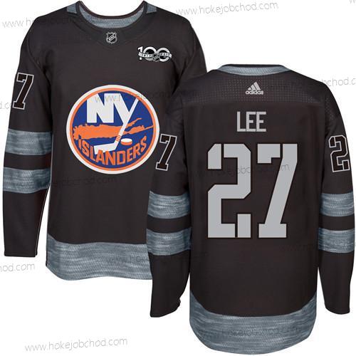 Adidas Muž New York Islanders #27 Anders Lee Černá 1917-2017 100th Výročí Sešitý NHL Dres